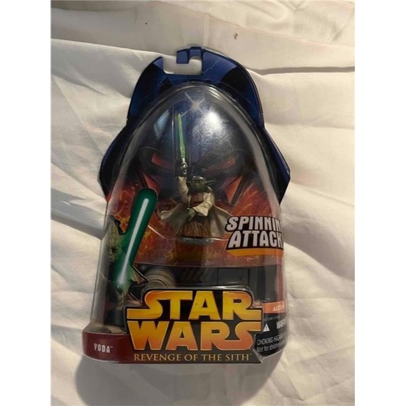 Yoda Spinning Attack 2005 #26 STAR WARS Revenge of the Sith ROTS MOC - Picture 1 of 2